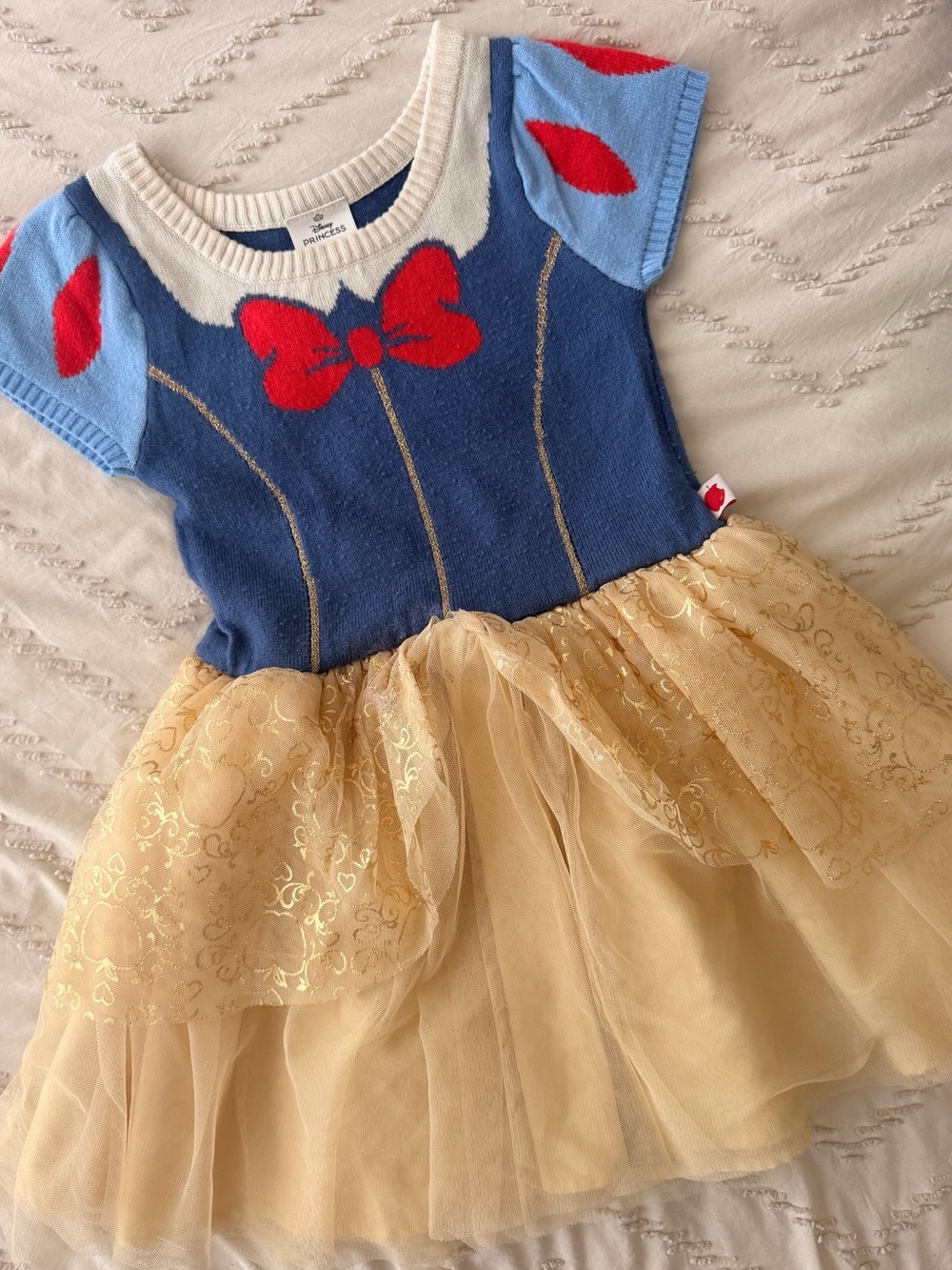 Disney Blue, Red & Gold Princess Tulle Dress